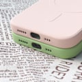 Miniatyrbillede 7 af 7: Silikonetui med MagSafe til iPhone 15 Plus Silikonetui pink