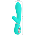 Pikkukuva 6 / 10: Pretty Love - Thomas Multifunction G-Spot Vibrator Aqua Green
