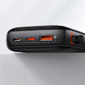 Pikkukuva 9 / 9: Powerbank pikalatauksella 10000mAh 22,5W QC-PD-SCP-FCP USB-C-kaapeli musta