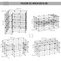 Miniatyrbillede 7 af 10: Barriere Diy Kravlegård Til Små Dyr, Hvalpe Kravlegård, 36 Paneler, Sort, 146X73X73Cm