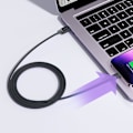 Pikkukuva 6 / 9: iPhone Lightning -kaapeli - USB 2.4A 480Mbps 2m musta