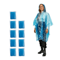 Pikkukuva 1 / 8: Kertakäyttöinen ponchosetti 10 kpl Blue one size