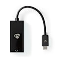 Miniatyrbillede 1 af 4: USB-C™ Adapter | USB 3.2 Gen 1 | USB-C™ Han | Mini DisplayPort Hunstik | 8K@60Hz | 0.20 m | Runde | Nikkelplateret | PVC | Sort | Box