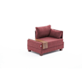 Miniatyrbillede 6 af 8: 1-sædet sofa flyve højre - Claret Rød