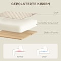 Miniatyrbillede 7 af 10: Afslapningsstol med skammel, 360° roterende tv-stol med lænefunktion, tv-stol med ledningslook, hvilestol til stue, soveværelse, beige