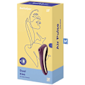 Pikkukuva 5 / 5: Satisfyer - Dual Kiss Air Pulse Vibrator Wine Red