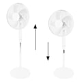 Miniatyrbillede 2 af 10: Stående gulvventilator 45W – 3 tilstande, 5 blade, hvid