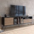 Miniatyrbillede 1 af 6: TV Stand Mistico (180) - Valnød, Sort