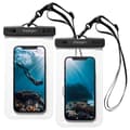 Spigen A601 Universal Vattentätt Skal, 2-pack - Kristallklar