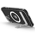 Pikkukuva 9 / 9: Ultra Hybrid S MagSafe -kotelo jalustalla iPhone 15:lle, läpinäkyvä