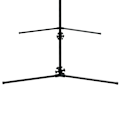 Miniatyrbillede 8 af 10: Badminton Net Sæt Sammenfoldelig Tennis Net, 103/120/155H Cm Højde Justerbar Indendørs Udendørs Badminton Net, Volleyball Net Metal Polyester Blå