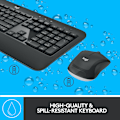 Miniatyrbillede 4 af 10: Logitech MK540 Advanced - tastatur og mus