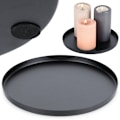 Miniatyrbillede 6 af 6: Stander til dekorative lyskompositioner, metal, sort, 21,5 cm