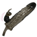 Miniatyrbillede 3 af 10: Baile - Brave Man Penis Cover With Rabbit Black 16,5 Cm