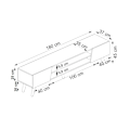 Miniatyrbillede 7 af 7: TV stativ Clark