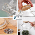 Miniatyrbillede 4 af 6: Kaffe- og tekande glas med si 1 l