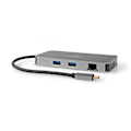 Pikkukuva 6 / 8: USB N Moniporttisovitin | USB 3.2 Gen 1 | USB-C™ Uros | Micro SD / RJ45 Naaras / SD / USB-C™ Naaras / 2x HDMI™ / 2x USB-A Naaras | 5 Gbps | 0.20 m | P