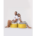 Pikkukuva 9 / 9: Garden Pouffe Pyöreä Pouf - keltainen