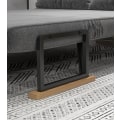 Miniatyrbillede 8 af 10: Sovesofa Med Sengeboks, Sofa Med Sovefunktion, Sovesofa Med Fløjlslook, Rygpude, Mørkegrå, 102 X 73 X 81 Cm