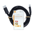 Pikkukuva 3 / 3: DisplayPort kaapeli | DisplayPort uros | DisplayPort uros | 4K@60Hz | Niklattu | 3.00 m | Pyöreä | PVC | Musta | Label
