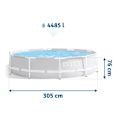 Pikkukuva 3 / 4: Prism Frame puutarha-allas 305 x 76 cm INTEX 26700
