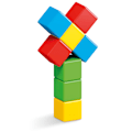 Miniatyrbillede 2 af 6: Geomag Magicube Crystal 8 stk