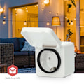 Miniatyrbild 8 av 9: SmartLife Smart Plug | Zigbee 3.0 | IP44 | Strömmätare | 3680 W | Type F (CEE 7/7) | -10 - 40 °C | Android™ / IOS | Vit | 1 st.