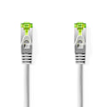 Pikkukuva 1 / 3: CAT7 verkkokaapeli | S/FTP | RJ45 uros | RJ45 uros | 1.00 m | Snagless | Pyöreä | LSZH | Harmaa | Label