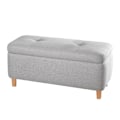 Pikkukuva 6 / 6: Pouffe Rocio - vaaleanharmaa