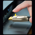 Pikkukuva 4 / 8: Kaapeli DisplayPort-kaapeli kestävä joustava DP112 DP1.4 8K 3m musta
