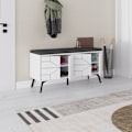 Pikkukuva 4 / 9: Kenkäkaappi Dune Bench - valkoinen