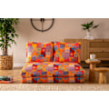 Miniatyrbillede 1 af 9: 2-sæders sovesofa Taida - Patchwork