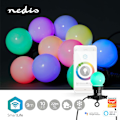 Pikkukuva 2 / 9: SmartLife Jouluvalot | Partylight | Wi-Fi | RGB | 10 LED's | 9.00 m | Android™ / IOS | Polttimon halkaisija: 50 mm