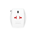 Miniatyrbild 2 av 6: Reseadapter 2-polig världsreseadapter med integrerad Dual USB-laddare (1x USB C & 1 x USB) 45 Watts strömförsörjning
