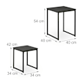 Miniatyrbillede 4 af 7: Sidebord sæt med 2 stk