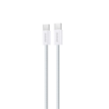 Miniatyrbillede 3 af 6: Holdbart UCB-C PD 60W kabel med kulfiberfletning, 2m, lyseblå