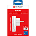 Miniatyrbillede 4 af 4: Rejseadapter World to Europe USB-A 12W jordet