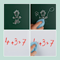 Miniatyrbillede 6 af 7: Børnebleacher med whiteboard