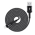 Miniatyrbillede 9 af 9: MFI kabel til iPhone USB - Lightning 2.4A 1.8m sort