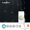 Miniatyrbillede 2 af 9: SmartLife jluelys | Gardin | Wi-Fi | RGB | 180 LED's | 3 m | Android™ / IOS