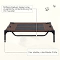 Miniatyrbillede 8 af 10: Hundeseng Udendørs Soveplads, Hundeseng & Hundesofa, Kaffebrun, 92X76X18Cm