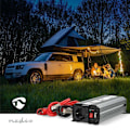 Miniatyrbild 2 av 9: Växelriktare med modifierad sinusvåg | Inspänning: 12 V DC | Enhetens utgångsanslutning: Type F (CEE 7/3) / USB-A | 230 V AC 50 Hz | 600 W | Toppeffek