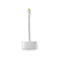 Miniatyrbild 1 av 4: USB Multi-Port Adapter | USB 3.2 Gen 1 | USB-C™ Hane | USB-A Hona / USB-C™ Hona / VGA hona 15p | 5 Gbps | 0.20 m | Rund | Guldplaterad | Flätad / Nylo