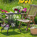 Miniatyrbillede 2 af 7: Havebord i sort rattan look