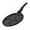 Pikkukuva 1 / 5: Hezberg HG-CP264HO: 26 cm:n marmoripäällysteinen pannukakku- ja kreppipannu – 4-paikkaa