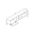 Miniatyrbillede 7 af 7: TV stativ Jüt 180