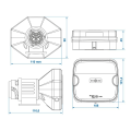 Miniatyrbillede 7 af 7: Trailerlygter LED med magneter trådløs (Bluetooth) 13-polet