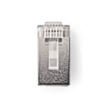 Miniatyrbillede 1 af 3: RJ45-stik | Han | Stranded STP CAT5 | Lige | Guldplateret | 10 stk. | PVC | Gennemsigtig | Box