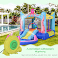 Pikkukuva 6 / 10: 450W Sähköinen Ilmapumppu Bouncy Castle Puhallin Pumpun Tuulettimen Kahva Jatkuva Puhallin Puhallettavat Lelut Abs