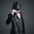 Miniatyrbillede 6 af 7: Top hat sort